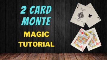 2 Card Monte – Without Gimmicks – Magic Card Trick Tutorial