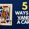 5 Ways To Vanish A Card! Learn the Amazing Magic Trick Secrets | Jay Sankey Tutorial