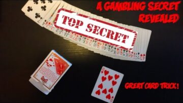 A Gamblers Secret: AMAZING Card Trick Performance And Tutorial!