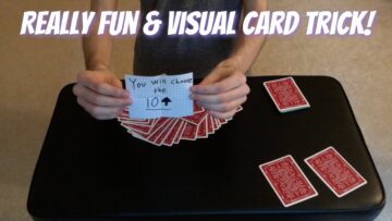 Addition Prediction – VISUAL & Surprising Card Trick Performance/Tutorial