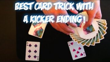 Amazing Card Trick With A KICKER ENDING! Performance And Tutorial!