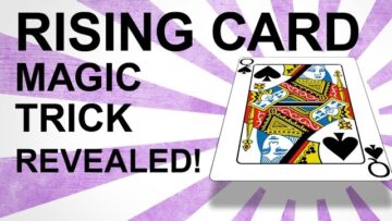 AMAZING RISING CARD MAGIC TRICK REVEALED!