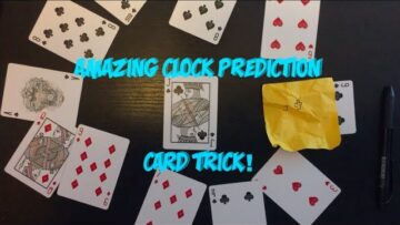 Amazing Telling Time Card Trick Version #2 (Sleight Of Hand)