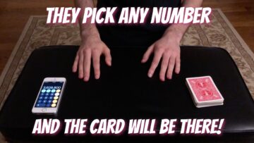 Card At ANY Number – Impossible Card Trick Performance/Tutorial