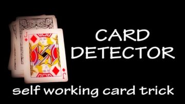 Card Detector – Easy Self Working Card Trick REVEALED