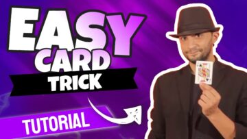 Card Stands On The Hand (Card Trick Tutorial)