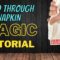 Card Through Napkin For Beginners And How You Can Do It – Magic Card Trick Tutorial