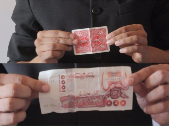 CARD TO BANKNOTE TRICK | Magic trick revealed