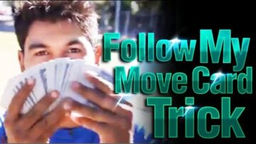 Card Tricks Revealed : Free Street Magic : Follow My Move Card Trick