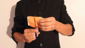 Card vs. Scissors-Cool card trick to learn!