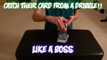CATCH Their Card From The MIDDLE OF THE DECK! Insane Card Trick Performance/Tutorial