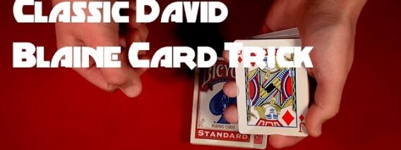 Classic David Blaine Card Trick REVEALED!