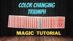 Color Changing Triumph – Magic Card Trick Tutorial