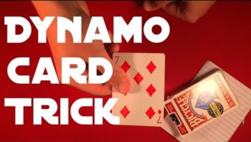 Cool Dynamo Card Trick | Disappearing Ink!