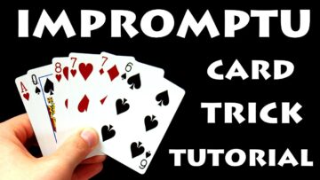 COOL IMPROMPTU CARD TRICK TUTORIAL!