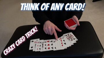 Crazy THINK OF A CARD Trick! Performance/Tutorial