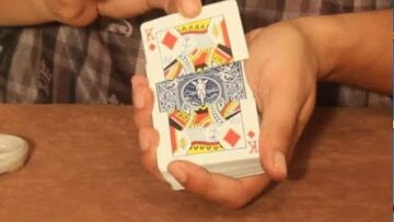 Cut and restored card magic trick revealed