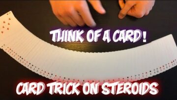 Dai Vernons Think Of A Card: The Closest Thing To Real Magic. Performance And Tutorial!