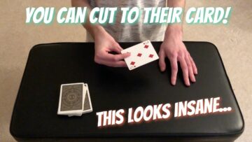 Deadcut Exactly To Their Card! Really Easy Card Trick Performance/Tutorial