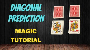 Diagonal Prediction – Easy Self Working Card Trick – Magic Card Trick Tutorial