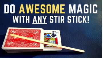 DO AWESOME MAGIC TRICK WITH ANY STIR STICK (Learn the Easy Secret!)