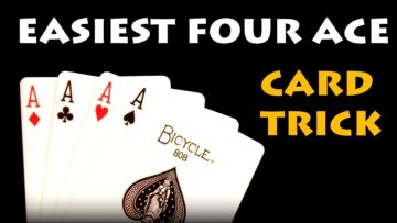 EASIEST FOUR ACE CARD TRICK REVEALED!