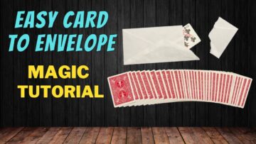 Easy Card To Envelope – Magic Card Trick Tutorial