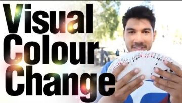 Easy Card Tricks : Magic Revealed : Visual Colour Change