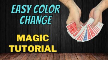 Easy Color Change 🪄 Simple Beginner Magic Card Trick Tutorial