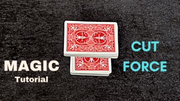 Easy Magic Card Force Tutorial – The Cut Force – How To Make A Spectator Select A Known Card
