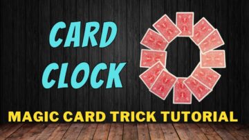 Easy Magic Trick You Can Do – Card Clock – Magic Card Trick Tutorial