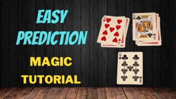 Easy Prediction – Self Working Card Magic Trick Tutorial