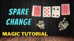Easy Self Working Magic Card Trick Tutorial Using Cards And Coins – Spare Change