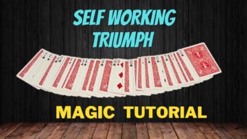 Easy Self Working Triumph Card Trick – Play It Straight Triumph 2.0 – Magic Card Trick Tutorial