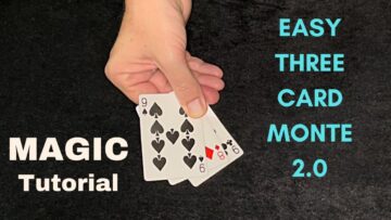 Easy Three Card Monte 2.0 – Magic Card Trick Tutorial