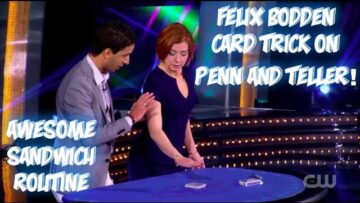 Felix Boddens Amazing Penn And Teller Card Trick! Performance And Tutorial!