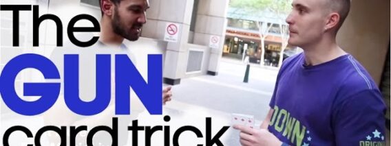 Free Magic Tricks Revealed: The Gun Card Trick! Easy Magic!