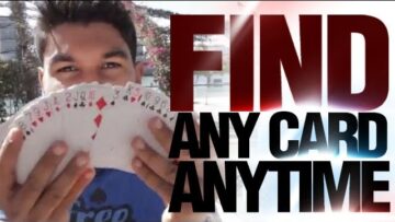 Free Magic Tricks : Street Magic Revealed : Find Any Card Anytime