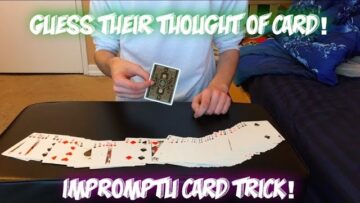 Guess What Card They’re THINKING OF!! Intermediate Card Trick Performance And Tutorial
