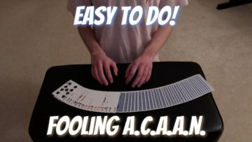 Hands-Off Impromptu ACAAN?! (almost) | Easy Card Trick Performance/Tutorial
