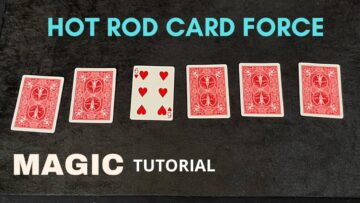 Hot Rod Card Force – Self Working Card Force – Easy Magic Trick Tutorial