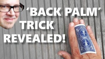 How to Back Palm Like a MASTER Magician | Back Palm Card Trick