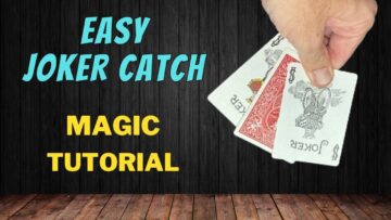 How To Catch A Chosen Card In Between Two Jokers – Easy Joker Catch Magic Card Trick Tutorial