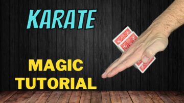 How to Find a Selected Card By Chopping It In Half – Karate – Magic Card Trick Tutorial🥋