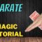 How to Find a Selected Card By Chopping It In Half – Karate – Magic Card Trick Tutorial🥋