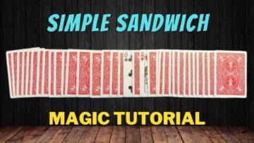 How to Find A Selected Card Using Two Random Cards – Simple Sandwich Magic Card Trick Tutorial