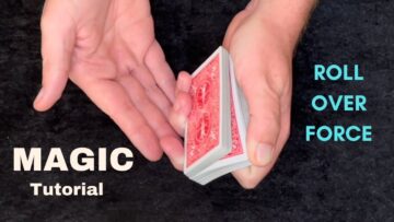 How To Force A Card Using The Roll Over Card Force – Magic Card Trick Tutorial