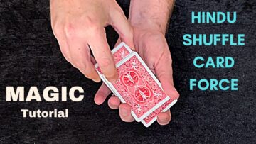 How To Get a Spectator To Pick Any Card Using The Hindu Shuffle Card Force – Magic Trick Tutorial
