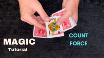 How To Get A Spectator To Select A Certain Card – Count Force – Magic Card Force Trick Tutorial