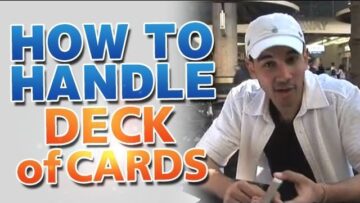 How To Handle A Deck Of Cards : Simple Sleight Of Hand